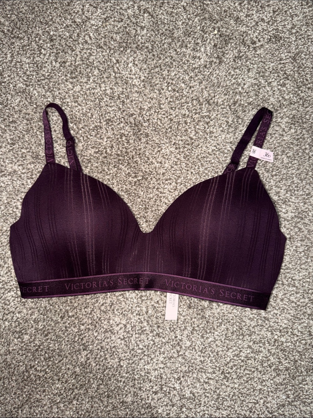 Victoria's Secret Deep Plum Wireless T-Shirt Bra